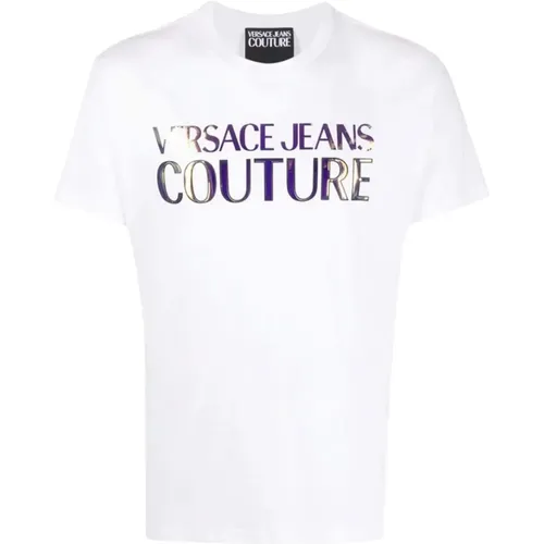 T-Shirts , Herren, Größe: S - Versace Jeans Couture - Modalova