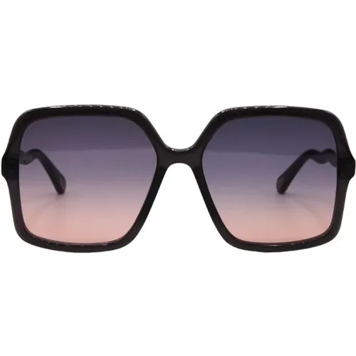 Vintage Oversized Quadratische Sonnenbrille , Damen, Größe: 58 MM - Chloé - Modalova