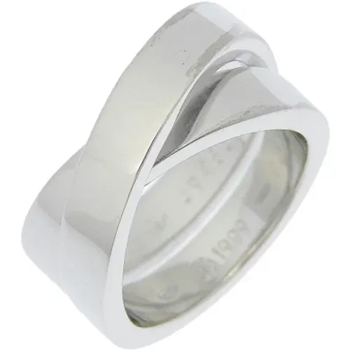 Pre-owned Jewellery, female, , Size: ONE SIZE Pre-owned White Gold rings - Cartier Vintage - Modalova