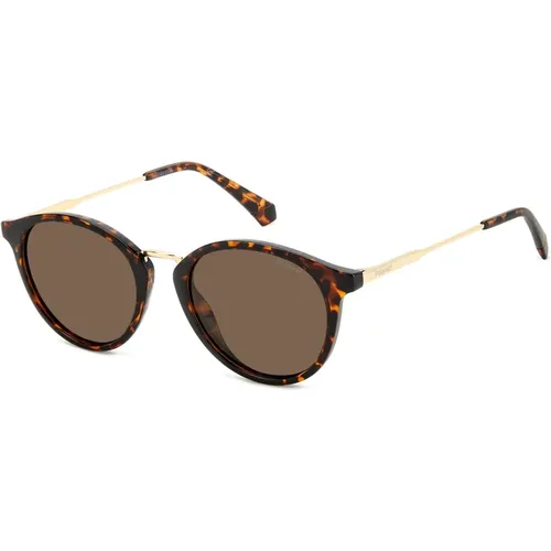 Sunglasses, unisex, , Size: 51 MM Havana/ Sunglasses PLD 4147/S/X - Polaroid - Modalova