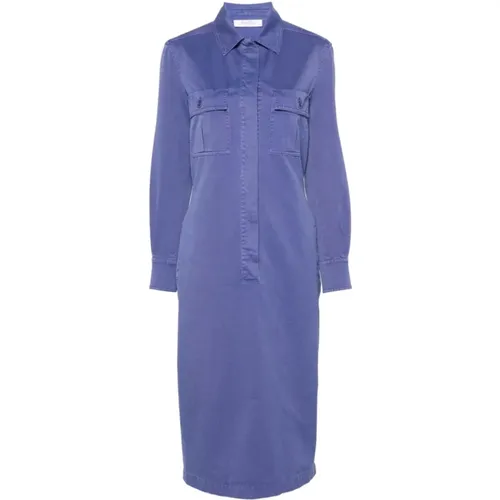 Cotton Dress with Pockets , female, Sizes: 2XS - Max Mara - Modalova