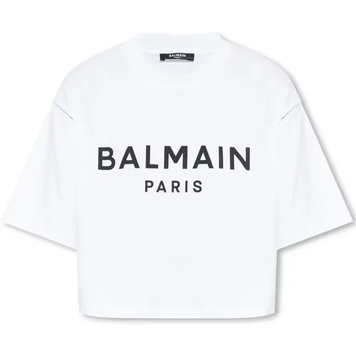 Bedrucktes T-Shirt Balmain - Balmain - Modalova