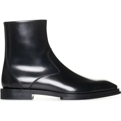 Leather Ankle Boots , male, Sizes: 8 1/2 UK - alexander mcqueen - Modalova