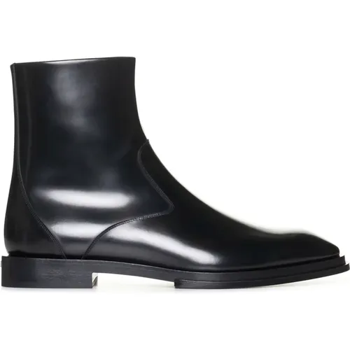 Leather Ankle Boots , male, Sizes: 8 1/2 UK, 8 UK, 9 UK - alexander mcqueen - Modalova