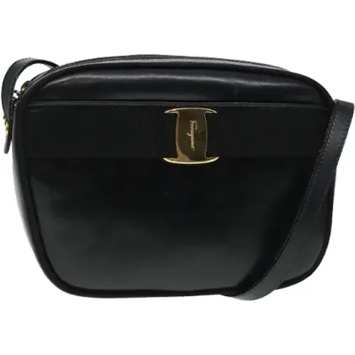 Pre-owned Cross Body Bags, female, , Size: ONE SIZE Pre-owned Leather shoulder-bags - Salvatore Ferragamo Pre-owned - Modalova