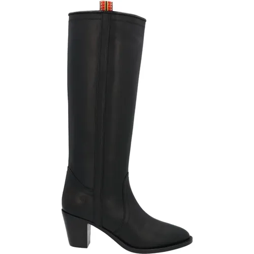 Leather Ankle Boots for Women , female, Sizes: 4 UK - ETRO - Modalova