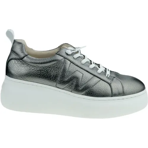 Grauer Damen Sneaker - Dorita - Wonders - Modalova