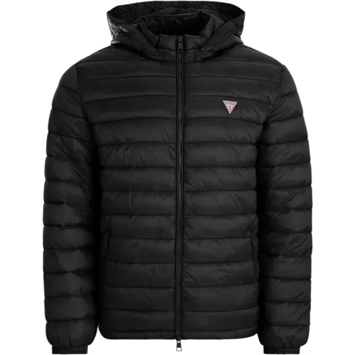 Short Puffer Jacket , male, Sizes: L, XL - Guess - Modalova