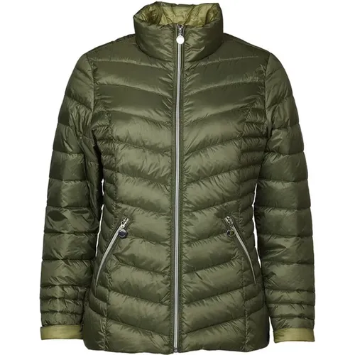 Light Down Jacket with High Collar , female, Sizes: L, M, S, 3XL, 2XL, XL, 4XL - Danwear - Modalova