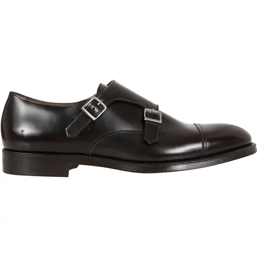 Double Buckle Cap Toe Shoes , male, Sizes: 11 UK, 6 UK, 10 UK, 9 UK, 8 UK, 5 UK, 9 1/2 UK - Doucal's - Modalova