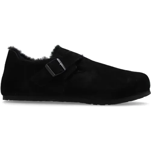 Flats, male, , Size: 13 US Shoes London Shearling - Birkenstock - Modalova