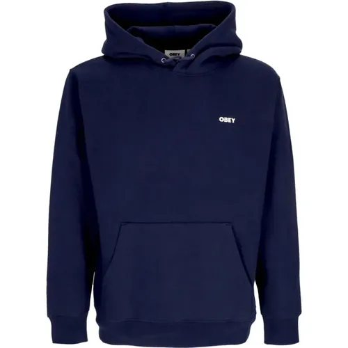 Hoodies, male, , Size: XL Premium Hooded Fleece Mens Hoodie - Obey - Modalova