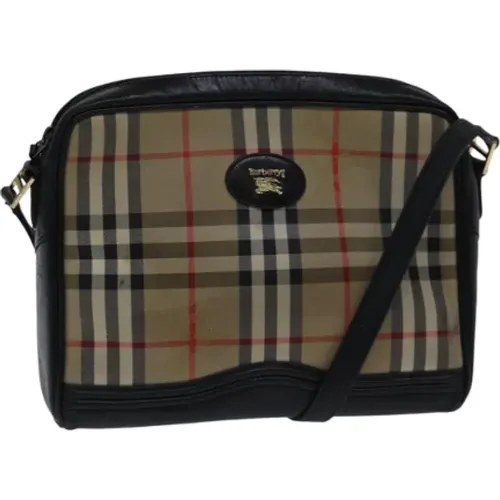 Pre-owned Canvas crossbody-bags , female, Sizes: ONE SIZE - Burberry Vintage - Modalova