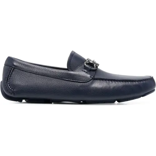 Loafers, male, , Size: 6 1/2 US Gancini-Buckle Loafers - Salvatore Ferragamo - Modalova