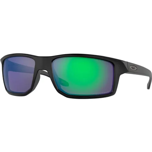 Sunglasses, male, , Size: 60 MM Gibston Sunglasses, Matte /Prizm Jade - Oakley - Modalova