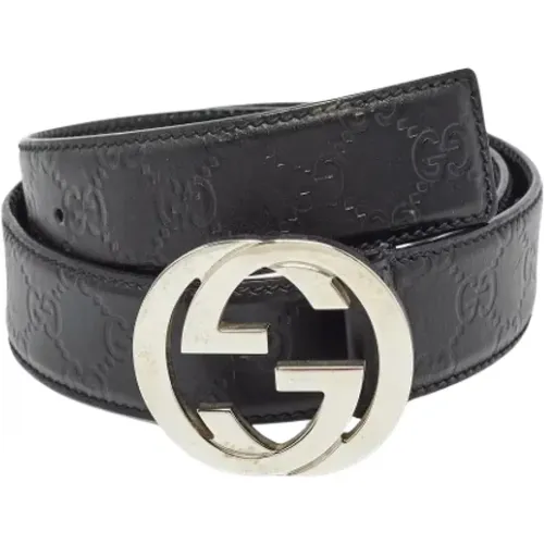 Pre-owned Leather belts , female, Sizes: ONE SIZE - Gucci Vintage - Modalova