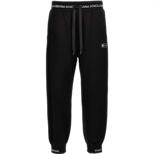 Sweatpants, male, , Size: 2XL Logo Track Pants - Dolce & Gabbana - Modalova