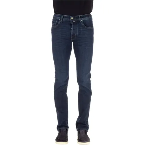 Luxury Denim Jeans with Sartorial Details , male, Sizes: W38 - Jacob Cohën - Modalova