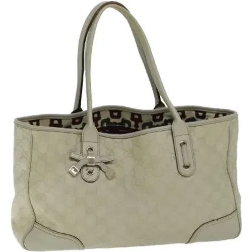 Pre-owned Tote Bags, female, , Size: ONE SIZE Pre-owned Canvas gucci-bags - Gucci Vintage - Modalova