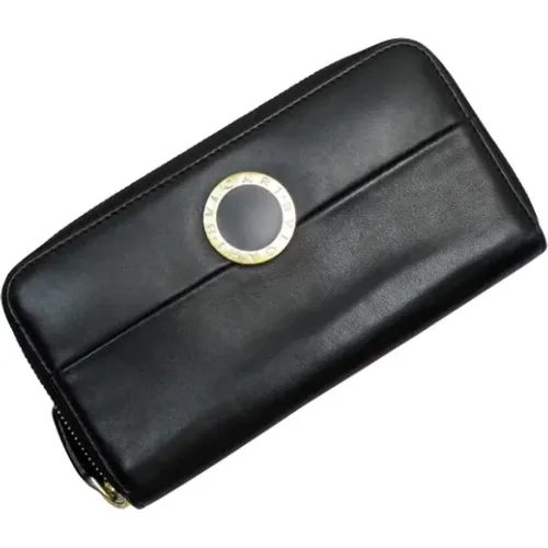 Pre-owned Wallets, female, , Size: ONE SIZE Pre-owned Leather wallets - Bvlgari Vintage - Modalova