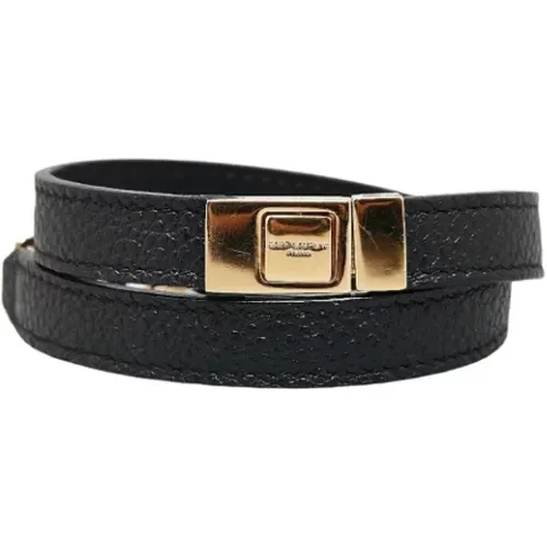 Pre-owned Belts, female, , Size: ONE SIZE Pre-owned Leather belts - Yves Saint Laurent Vintage - Modalova