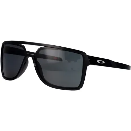 Stylish Castel Sunglasses for Summer , male, Sizes: 63 MM - Oakley - Modalova