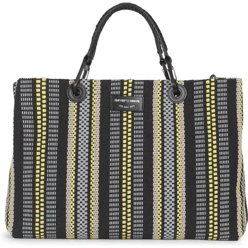 MultiColour Shopping Tasche , Damen, Größe: ONE Size - Emporio Armani - Modalova