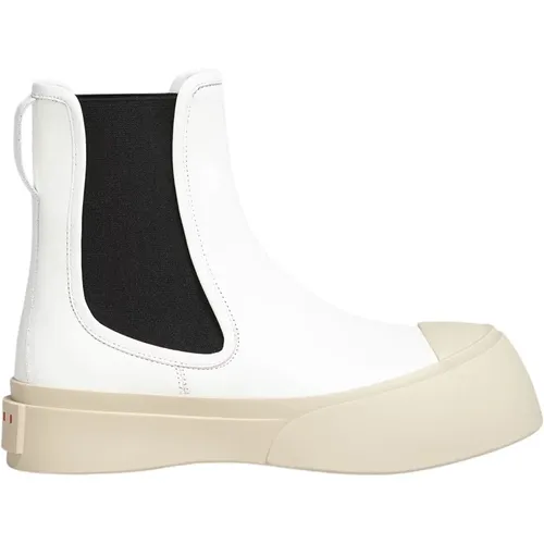 Pablo Beatle Boots in Nappa Leather , female, Sizes: 5 UK, 7 UK, 4 UK, 6 UK, 2 UK, 3 UK - Marni - Modalova
