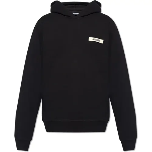 Hoodie mit Logo , Herren, Größe: L - Jacquemus - Modalova