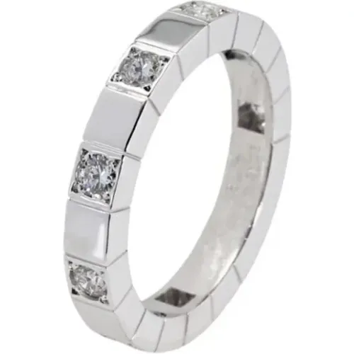 Pre-owned Jewellery, female, , Size: ONE SIZE Pre-owned White Gold rings - Cartier Vintage - Modalova