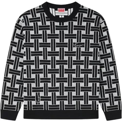 Jacquard Weave Jumper , male, Sizes: S, M, L - Kenzo - Modalova