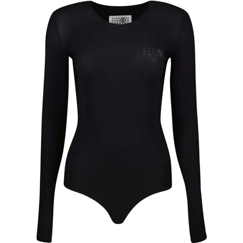 Body, female, , Size: S Long Sleeve Bodysuit - MM6 Maison Margiela - Modalova