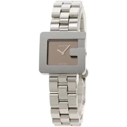 Pre-owned stainless steel Gucci watch , female, Sizes: ONE SIZE - Gucci Vintage - Modalova