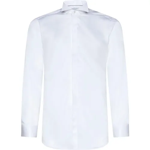 Slim-Cut Cotton Shirt , male, Sizes: S - D4.0 - Modalova