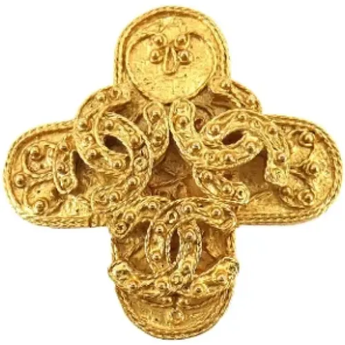 Pre-owned Metal brooches , female, Sizes: ONE SIZE - Chanel Vintage - Modalova