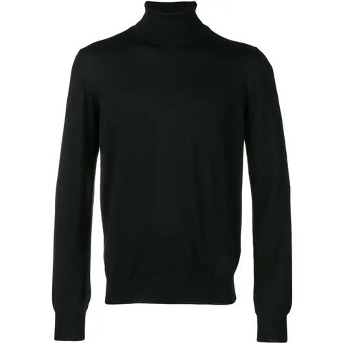 Turtlenecks, male, , Size: S Wool Rollneck Sweater - Barba - Modalova