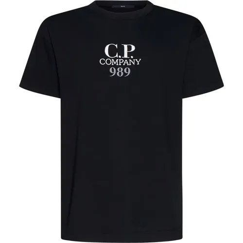 Lightweight Jersey Logo T-shirt , male, Sizes: S - C.P. Company - Modalova