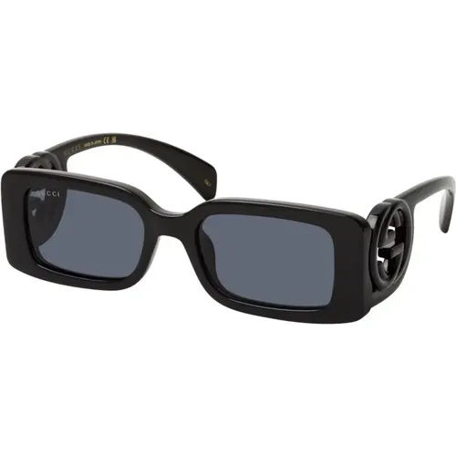 Rectangular Sunglasses in , female, Sizes: 54 MM - Gucci - Modalova
