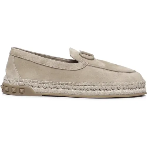 Loafers, male, , Size: 9 US Leisure Flows Espadrilles Desert - Valentino Garavani - Modalova