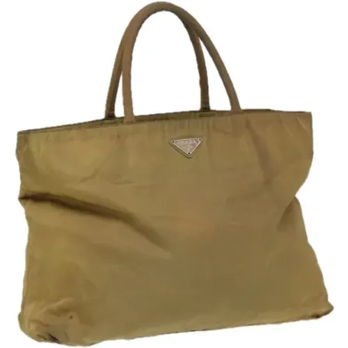 Pre-owned Tote Bags, female, , Size: ONE SIZE Pre-owned Nylon handbags - Prada Vintage - Modalova