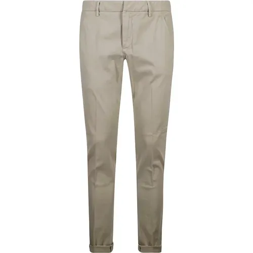Slim Chino Gaubert Trousers , male, Sizes: W30, W40, W36 - Dondup - Modalova