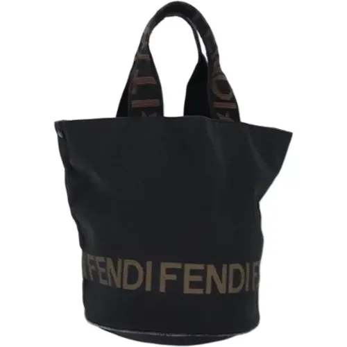 Pre-owned Tote Bags, unisex, , Size: ONE SIZE Pre-owned Nylon handbags - Fendi Vintage - Modalova