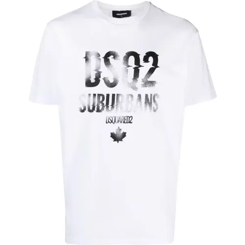 Stylische T-Shirts für Männer und Frauen , Herren, Größe: XL - Dsquared2 - Modalova