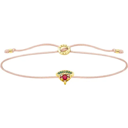 Bracelets, female, , Size: ONE SIZE Charming Bracelet Little Secret Watermelon gold Ls126-488-7-L20V - Thomas Sabo - Modalova