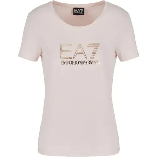 T-shirts and Polos Collection , female, Sizes: S - Emporio Armani EA7 - Modalova