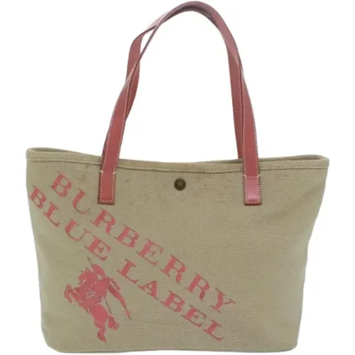 Pre-owned Canvas handbags , female, Sizes: ONE SIZE - Burberry Vintage - Modalova