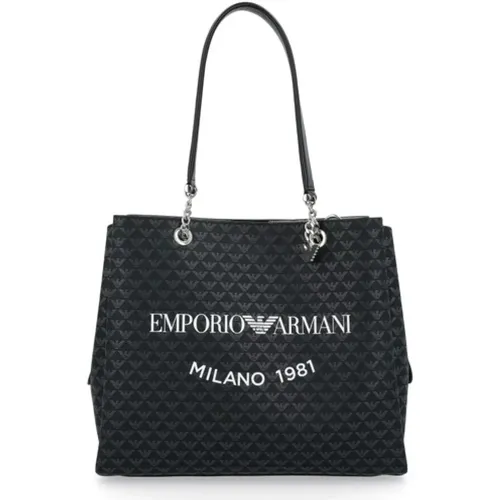 Tote Bags, female, , Size: ONE SIZE Shopping Bag Y3D158-86284 - Emporio Armani - Modalova