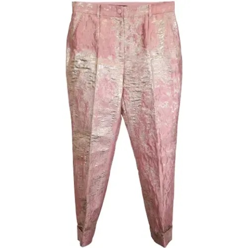 Pre-owned Polyester bottoms , female, Sizes: L - Dolce & Gabbana Pre-owned - Modalova