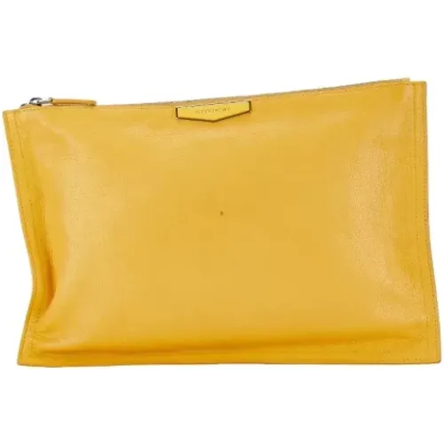 Pre-owned Clutches, female, , Size: ONE SIZE Pre-owned Leather clutches - Givenchy Pre-owned - Modalova