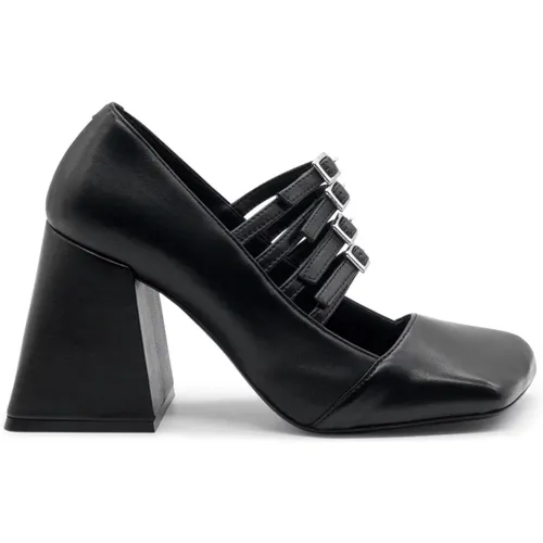 High-Heel-Sandalette Ming in Schwarz aus glänzendem Nappaleder , Damen, Größe: 38 EU - Vic Matié - Modalova